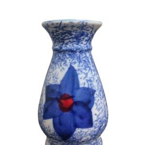 Hand-Painted Blue Pottery Flower Vase SGI-2
