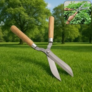 Heavy-Duty B Grade Hedge Shear with Wooden Handle