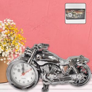 Motorcycle Alarm Clock, Motor Table Clock for Home Decor (1 Pc)