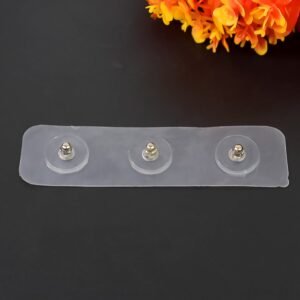 Adhesive Nails Wall Hooks (Screw Sticker / 3 Hook / 1 Pc)