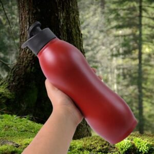 Stainless Steel Water Bottle (1000ML / Mix Colour / 1 Pc / Matte)
