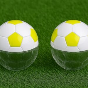 Soccer Ball-Shaped Snack & Storage Container – Dual-Piece Set