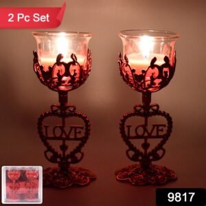 Tea Lights Holder Candle Stand, Diwali (2 Pc Set)