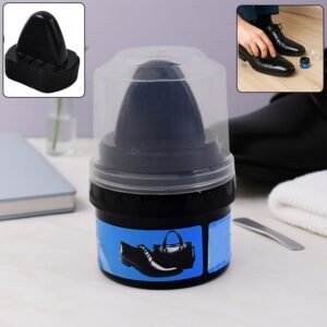 Instant Shoe Shine Sponge with Liquid Polish (1 Pc)