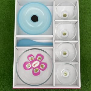 🥣 Premium Glass Bowl Set with Lid & Spoon 🍲✨